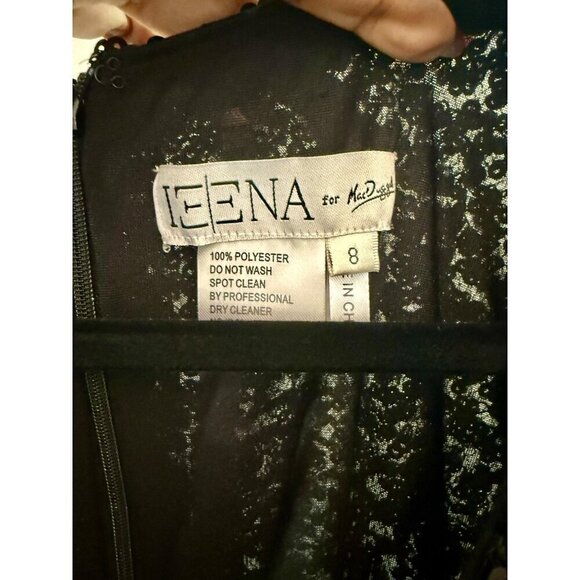 Bar III Sequin Mini Slip Dress Size M Black Metallic Dance‎ - Picture 5 of 15